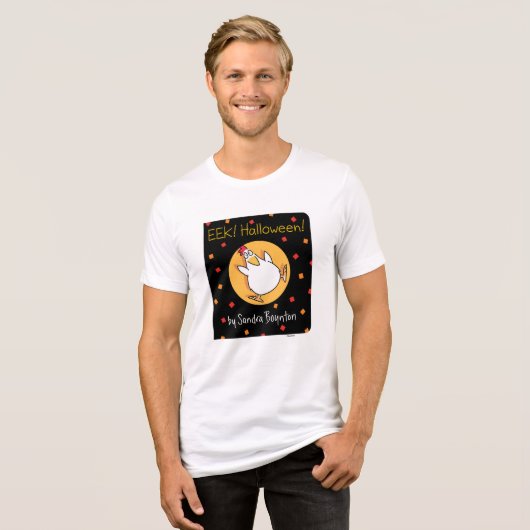 EEK! HALLOWEEN! BOOK HOESJE Sandra Boynton Tri-Blend Shirt (Voorkant volledig)