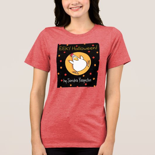 EEK! HALLOWEEN! BOOK HOESJE Sandra Boynton Tri-Blend Shirt (Voorkant)