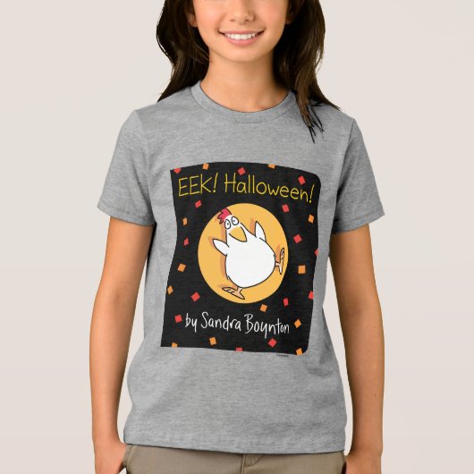 EEK! HALLOWEEN van Sandra Boynton. Tri-Blend Shirt (Voorkant)