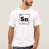 Eek van het teken van het teken van tin-element t-shirt (Voorkant)