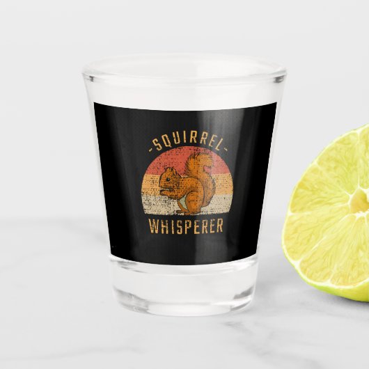 Eekdierbos Shot Glas (Voorkant)