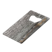 Eekflesopening Creditkaart Flessenopener (Voorkant Gekanteld)