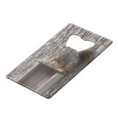 Eekflesopening Creditkaart Flessenopener (Achterkant Gekanteld)