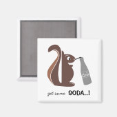 Eekhoorn 0025 nc magneet (Voorkant / Achterkant)