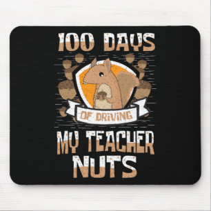 Eekhoorn 100 dagen rijden mijn leraar noten 100e muismat