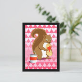 Eekhoorn 2 van Valentijn Feestdagenkaart (Staand voorkant)