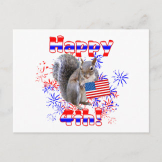 Eekhoorn 4 juli briefkaart