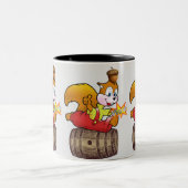 Eekhoorn Acorn Barrel Grey Mok (Center)