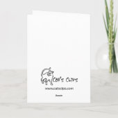 Eekhoorn Acorn Dank u kaart (Achterkant)