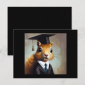 Eekhoorn Afstuderen Briefkaart (Voorkant / Achterkant)
