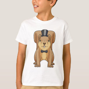 Eekhoorn als bruidegom met pak t-shirt