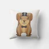 Eekhoorn als groom met Suit Kussen (Achterkant)