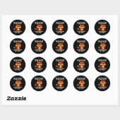 Eekhoorn Als Je Zo Hard Scheet Dat Je Lippenbalsem Ronde Sticker (Vel)