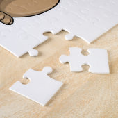 Eekhoorn als leraar met boek legpuzzel (Zijkant)