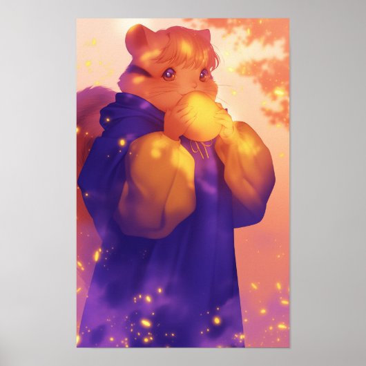 Eekhoorn Anthro Poster (Voorkant)