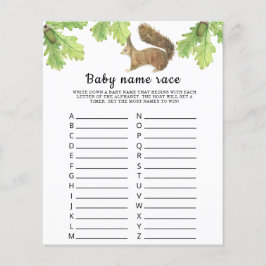 Eekhoorn - Baby naam race spel