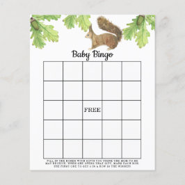 Eekhoorn - Baby shower bingo spel