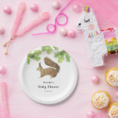 Eekhoorn - Baby shower Papieren Bordje (Feest)