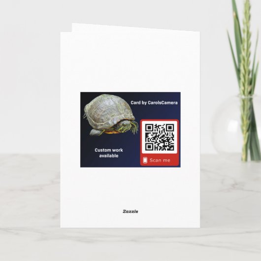 Eekhoorn Baby's Kerst Wenskaart Kaart (Achterkant)