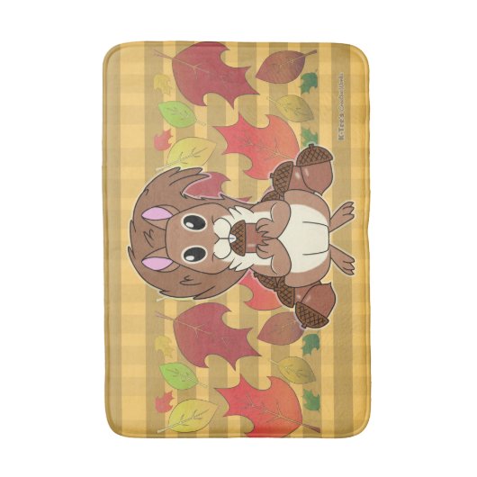 Eekhoorn - badmat (Voorkant Verticaal)