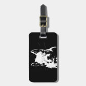 eekhoorn bagagelabel (Voorkant verticaal)