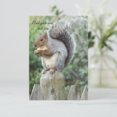 eekhoorn bedankkaart (Staand voorkant)