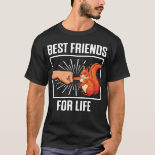 Eekhoorn Beste diervriendelijkheid voor het leven T-shirt