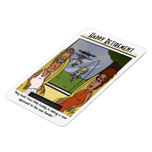 Eekhoorn Bewijs Pensioen Grote Magnet Magneet (Linkerzijde)