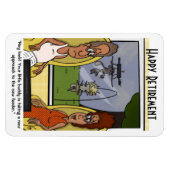 Eekhoorn Bewijs Pensioen Grote Magnet Magneet (Horizontaal)