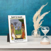 Eekhoorn Bewijs Pensioen Plaque Fotoplaat (Zijkant)