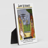 Eekhoorn Bewijs Pensioen Plaque Fotoplaat (Zijkant)