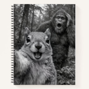 Eekhoorn Bigfoot Verraste Selfie Notitieboek