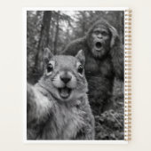 Eekhoorn Bigfoot Verraste Selfie Planner (Achterkant)