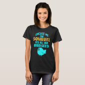 Eekhoorn bij de vogelvoeder t-shirt (Voorkant volledig)