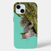 Eekhoorn blazen een Bubblegum Bubble Animal Foto Case-Mate iPhone Case (Achterkant)