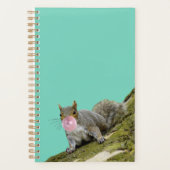 Eekhoorn blazen een Bubblegum Bubble Animal Foto Planner (Voorkant)