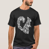 Eekhoorn Bloemen Schattig Dier Eekhoorn L T-shirt (Voorkant)