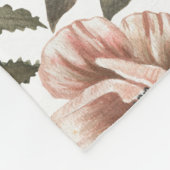 Eekhoorn Bloemendruk Fleece Deken (Hoek)