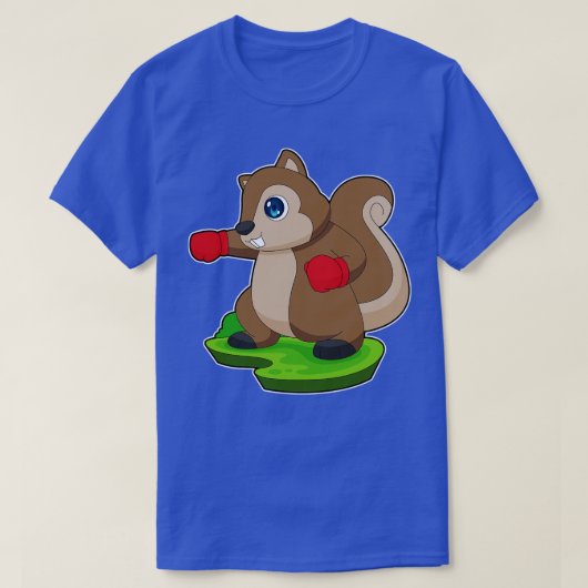 Eekhoorn Bokser Bokshandschoenen Boksen T-shirt (Design voorkant)