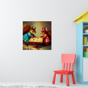 Eekhoorn bordspel poster