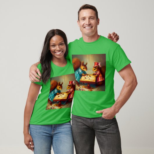 Eekhoorn bordspel t-shirt (Unisex)