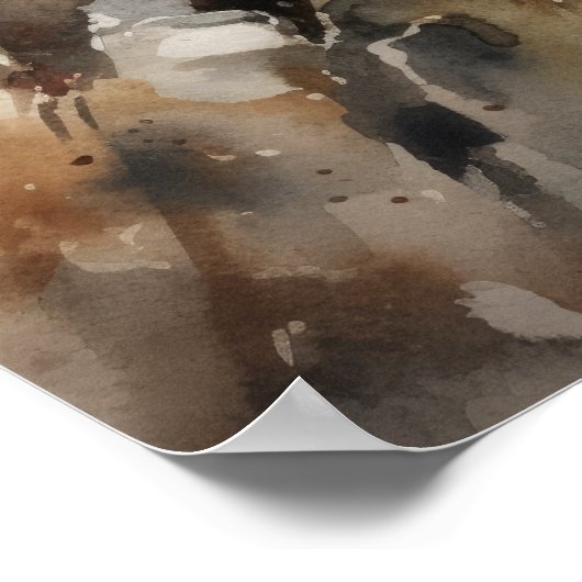 Eekhoorn bosdier kunstprint poster (Hoek)