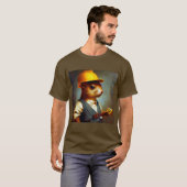 Eekhoorn Bouwvoorman T-shirt (Voorkant volledig)