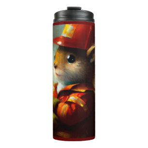 Eekhoorn brandweerman thermosbeker