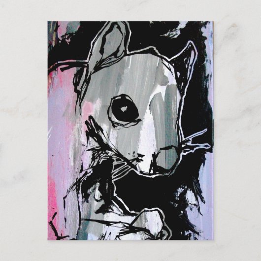 eekhoorn! briefkaart (Voorkant)