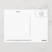 eekhoorn briefkaart (Achterkant)