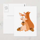 Eekhoorn Briefkaart (Voorkant / Achterkant)