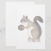eekhoorn briefpapier (Voorkant / Achterkant)