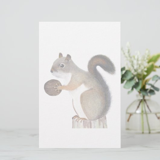 eekhoorn briefpapier (Staand voorkant)