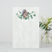 eekhoorn briefpapier (Staand voorkant)